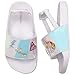 Claquette Enfant Fille Chausson pour Piscine Plage Pantoufle de Bain Enfant Sandale Garçon Antidérapant(Brillante Licorne, 24/25EU)