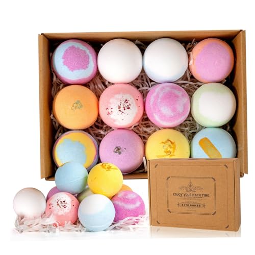 Bombes de bain 6 pièces 60 g Ingrédients naturels Bombes de douche Hydratantes Apaise la peau Soulage le stress Bulles bain SPA Indispensables pour les femmes Cadeaux
