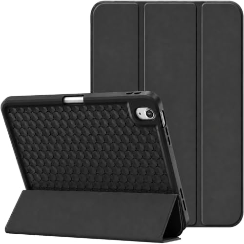 Image of ProElite Smart Flip Case Cover for Apple iPad (A16) 11th /10th Generation (2025 /2022) [with Pencil Holder] [Honey Comb Series] - Black