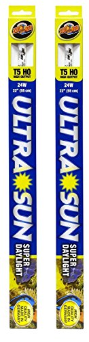 Zoo Med 2-Pack Ultra Sun T5 Daylight Bulb 24W 22-Inch