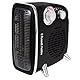 Russell Hobbs 1800 W/1,8KW Elektrische Heizung, Retro Horizontal/Vertikale Heizlüfter in Schwarz mit Einstellbarem Thermostat, 2 Heizstufen, 20m ² Raumgröße, Dial Control, RHRETHFH1001B