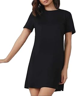 Crew Neck Short Sleeve Tunic - Cotton - Long T-Shirt - Sport Top Shirt - Women - Tunic Crew Neck T-shirt - Cotton Shirts