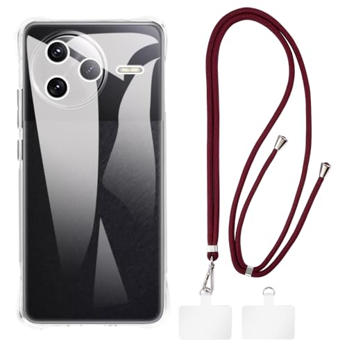 Shantime �P�[�X�ƃN���X�{�f�B�X�g���b�v�Z�b�g Xiaomi Redmi K80 5G �Ƃ̌݊������� �g�уJ�o�[�Ƌ����o�b�N���t�������\�l�b�N�X�g���b�v�����2���̃p�b�`�t��(�N���A + ���b�h)
