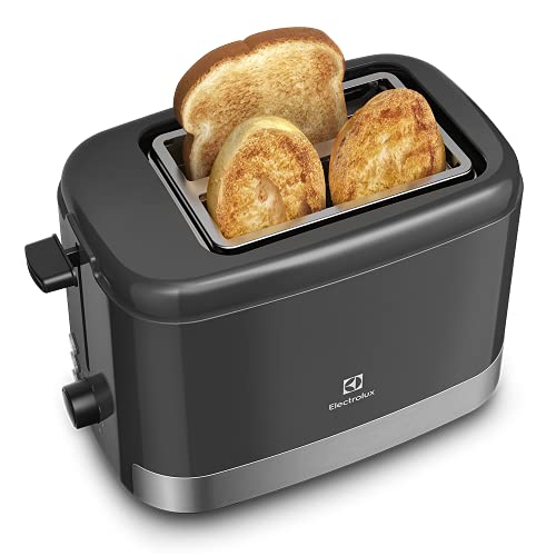 Torradeira tostador Electrolux 8 niveis de tostagem função descongelar reaquecer bandeja coletora mi