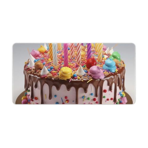 Mouse Pad Gaming Large Happy Birthday 60x30 cm