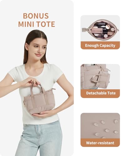 Wandering Nature Work Tote with Cup Holder