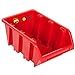 Produktbild 100 x Stapelbox Werkstatt Stapelkiste Sortierbox Box 80x115x60 mm Rot | stapelkisten kunststoff lagerboxen stapelbar