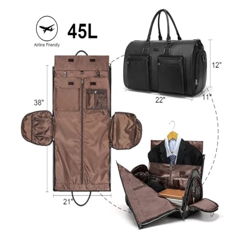 Suit Storage Bag Garment Bag for Convertible Suit Duffle Bags Carry On Garment Duffel Bag for Travel, Business4