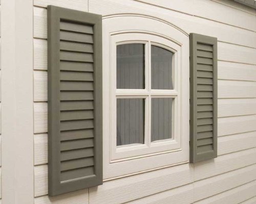 Lifetime 111 24In Storage Shed Shutters Kit cover