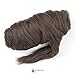 Kondoos Natural Wool Bulk roving, 1 lb. Best Wool for Spinning, arm Knitting, Felting, Chunky Blankets and Tapestry. Natural Colors, un-Dyed. (Mocha, 1 lb)