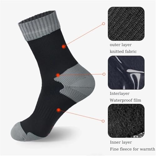 Chaussettes imperméables de ski d'hiver et camping en plein air
