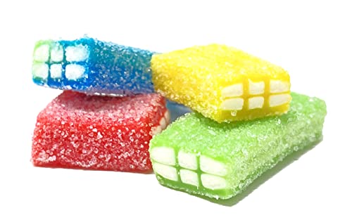 Soho Sweet Sour Rainbow Bricks Non-Gmo Gummy Candy, Halal Candy – Pack Of 2 (1 Pound) #TOP3