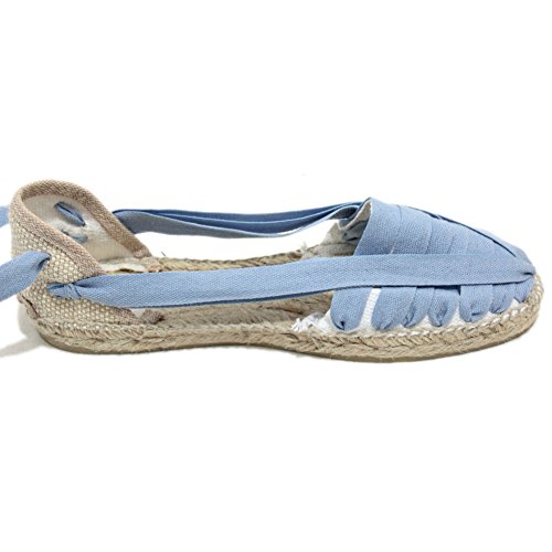 Espadrilles pour femme bleu pour éviter les pieds chauds en été