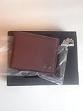 Kein zusätzlicher Verschluss Armourdillo Divvy Billfold Wallet, Herren, braun