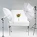 LimoStudio (LED Super Bright) 85W Next Gen. Remote Bulb, 6300 Lumen, 3200K-5500K Color Control, 33 in. White Umbrella Reflector, Upgraded 11 ft. Cable Light Socket, Photo Studio Lighting Kit, AGG1754