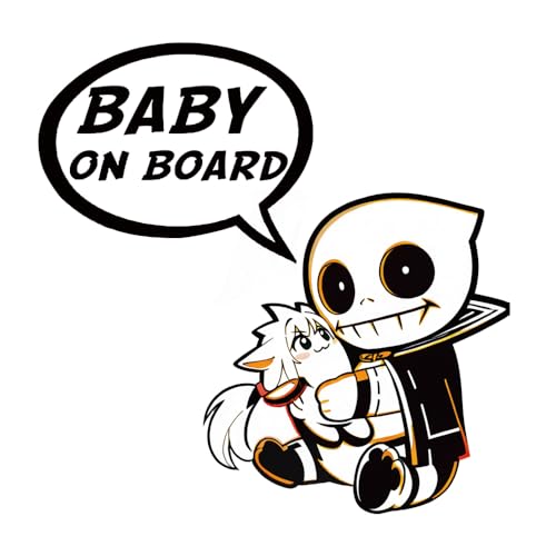 Image of EARLFAMILY 5.1'' for Baby on Board Cartoon Car Stickers and Decal Occlusion Scratch Waterproof Vinyl 3D DIY Sticker