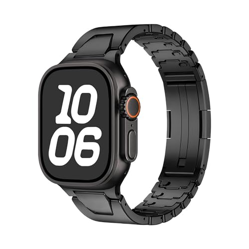 [BELTIES] �A�b�v���E�H�b�`�o���h 42mm�iSeries 1 / 2 / 3�j 44mm 45mm 46mm 49mm �A�b�v���E�H�b�`11 Ultra �E���g��3 SE3 �X�e�����X�X�`�[�� ���_�� �����Y �������s�v (�u���b�N, 42mm