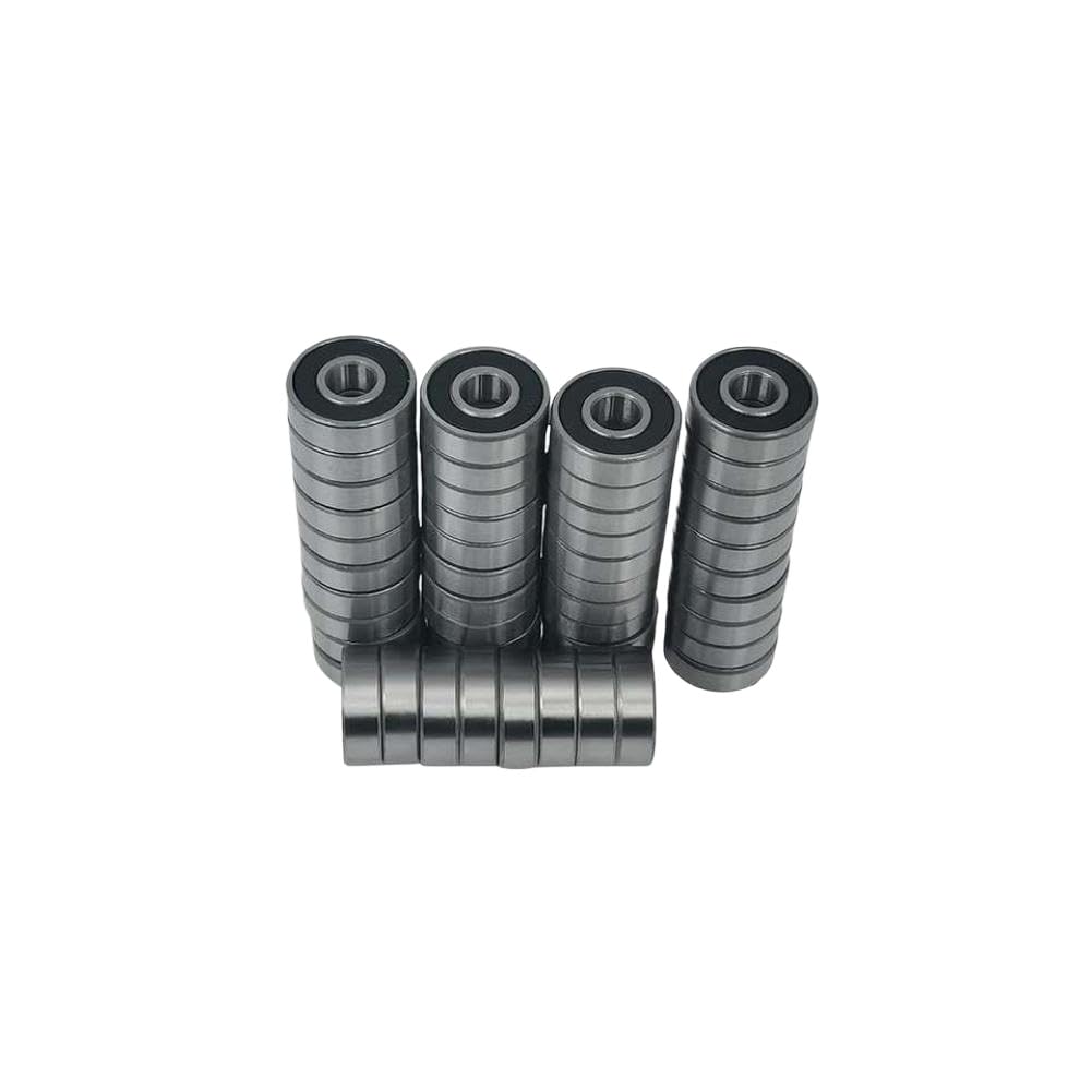 Rodamientos 608 2RS, paquete de 50, 8x22x7mm, rodamientos de bolas RS, conjunto de sello de grasa, rodamientos para monopatín, 8mm, oso pequeño