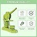 Button Maker Machine 58mm (2.25 in) Installation-Free, DIY Button Pin Maker Machine, Button Badge Press Machine with Free 50pcs Button Maker-Green