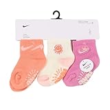 [ナイキ] NHN SUNNY SWOOSH 3PK GRIPPER S ソックス/3足セット/ベビー/6-12か月 (オレンジ)