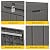 EAST OAK 60 Gallon Deck Box, Outdoor Storage Box with Padlock for Patio Furniture, Patio Cushions, Gardening Tools, Pool Supplies, Waterproof and UV Resistant Resin, Grey