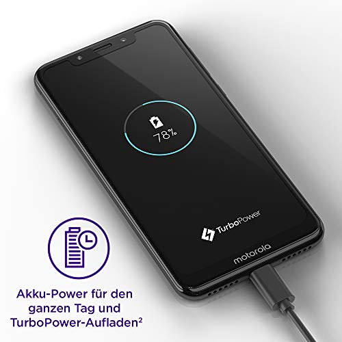 Moto One Smartphone 5,9" Vit med 64GB & Skyddsfodral