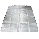 U/D Waterproof Aluminum Foil EVA Camping Mat Folding Sleeping Picnic Beach Outdoor Tent Sleeping Pad