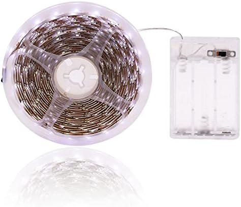 War White Solar Powered Strip Lights Ade In China Outdoor Waterproof Cuttable Self-Adhesive Strip Lights For Cabinet Stair Patio Walkway Decor - LED Strip, LED Strip Light