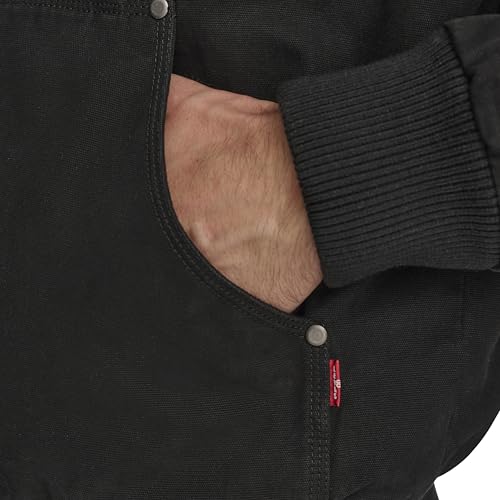 Image of Levi's Men's Workwear Cotton Canvas Hooded Bomber Jacket