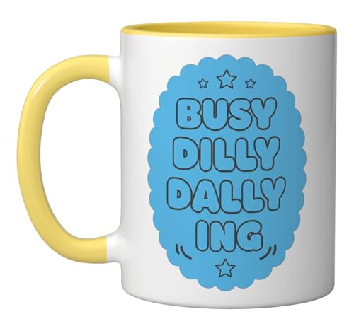 Taza de cerámica con frase retro divertida 11 oz miniatura 1