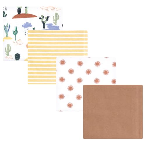 Image of Luvable Friends Little Treasure Flannel Receiving Blankets 4pk