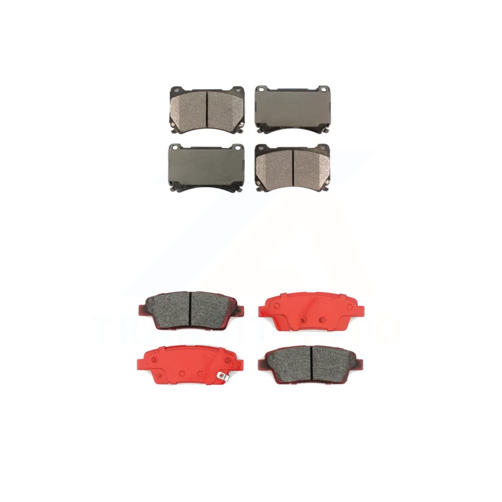 Front Rear Semi-Metallic Brake Pads Kit For Hyundai Genesis KSM-100149