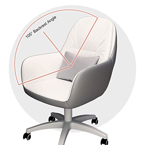 Chaise de bureau pivotante avec assise ergonomique et dossier respirant pour ordinateur