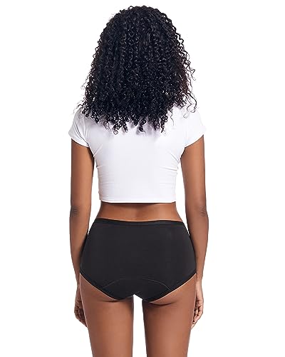 Goat Union Organic Cotton Boyleg Period Underwear for Women & Teens - Moderate Absorbency Period Panty2