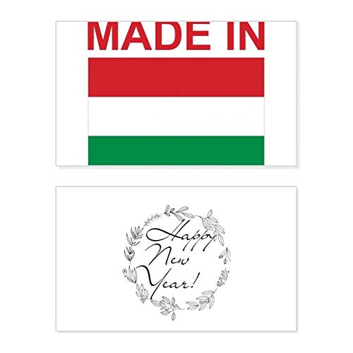 Tarjeta conmemorativa de Año Nuevo ideal para regalar buenos deseos