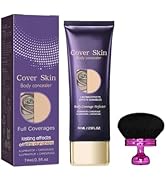 LYEAA All Over Complexion Perfector voor benen met kwast, 2-in-1 Body Camouflage en Illuminator