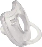 ZKMAGIC Chupeta Premium Soft 100% Silicone Rn Bico Redondo Tam1 (0 A 6 Meses) Marca Sonne Transparente