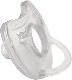 ZKMAGIC Chupeta Premium Soft 100% Silicone Rn Bico Redondo Tam1 (0 A 6 Meses) Marca Sonne Transparente