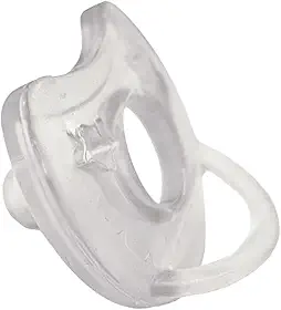 ZKMAGIC Chupeta Premium Soft 100% Silicone Rn Bico Redondo Tam1 (0 A 6 Meses) Marca Sonne Transparente