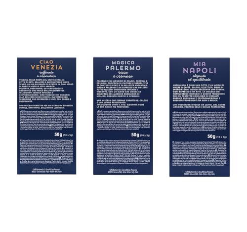 Caffè Borbone Kit Degustazione 100 Capsule ALLUMINIO: 40 Mia Napoli, 30 Ciao Venezia, 30 Magica Palermo, (10 confezioni da 10), Compatibili con le Macchine ad uso domestico Nespresso* - 3