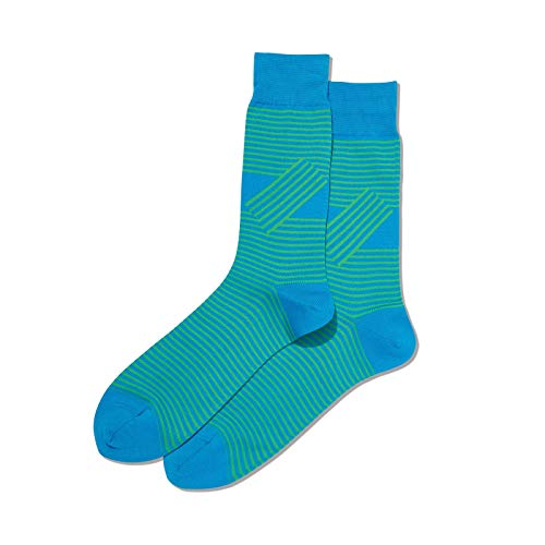 Hot Sox Men's White Label Stripe Sock
