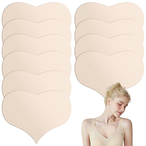 PANSYFEN 10 Piezas Sujetador Antiarrugas Escote Prevenir y Eliminar Arrugas de Piel Parches Antiarrugas Escote Adecuado Para Mujeres y Niñas