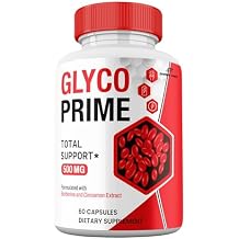1 Pack Glyco Prime Capsules, Maximum Strength All Natural Official Premium Formula, GlycoPrime Supplement Pills