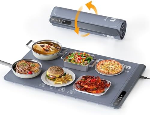 Extra Large Food Warming Tray with Adjustable Temperature Control...