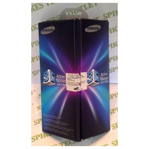 Samsung SSG-2100AB Battery 3-D Glasses - Black (Compatible with 2010 3D TVs)