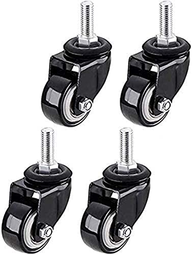 Roulettes pivotantes universelles anti-vibration pour supprimer le bruit des meubles