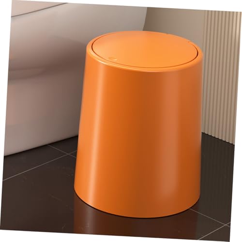Caneca de basura rectangular con tapa de presión doble compartimento miniatura 4