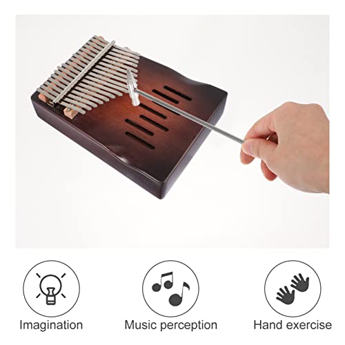 BIENKA Piano à pouce Kalimba en bois portable : instruments de musique en acajou for débutants, facile à apprendre, mini… - Les Beatles, Paul McCartney, John Lennon, RIngo Starr, George Harrison BIENKA Piano à pouce Kalimba en bois portable : instruments de musique en acajou for débutants, facile à apprendre, mini… – Image 6