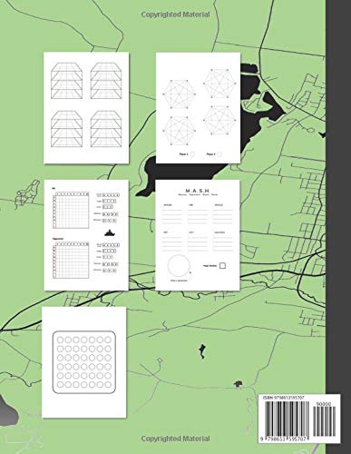 Road Trip & Travel Games Family Activities to Play While Traveling: Classic Paper Games Like Tic Tac Toe, 3D Tic Tac Toe, Four in a Row, MASH, Sea Battle, Dots & Boxes image 2