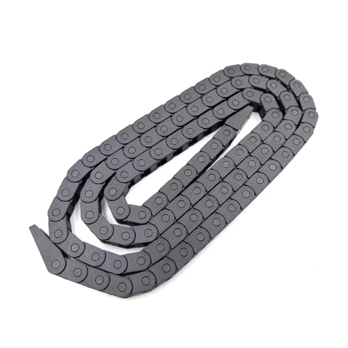 Chaîne porte-câble en nylon robuste de type pont non ouvrante 1m - 2